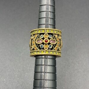Elegant Multicolor Heidi Daus Gemstone Ring